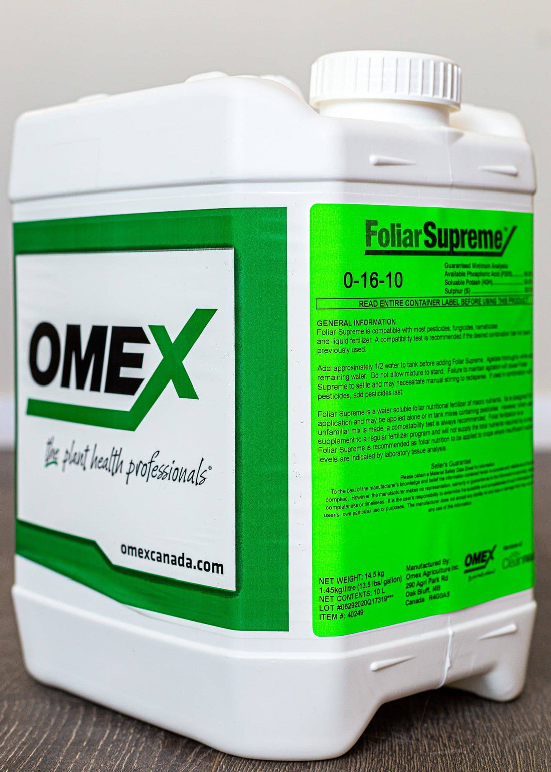 *Foliar Supreme (0-16-10 with 33% S)* - Growforge